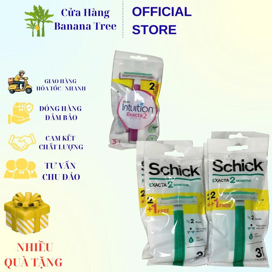 SÉT 3 VÀ SÉT 5 + 2 DAO CẠO NAM SCHCK