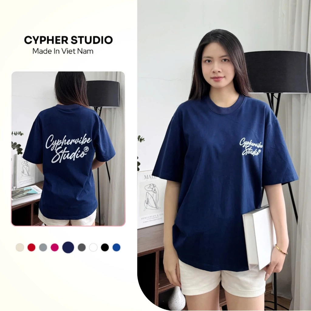 [ Deal Sốc Xả Kho ] Áo Phông Nam Nữ Form Rộng TH.STUDIO 100% Cotton , 2 Chiều thoáng mát basic AP08