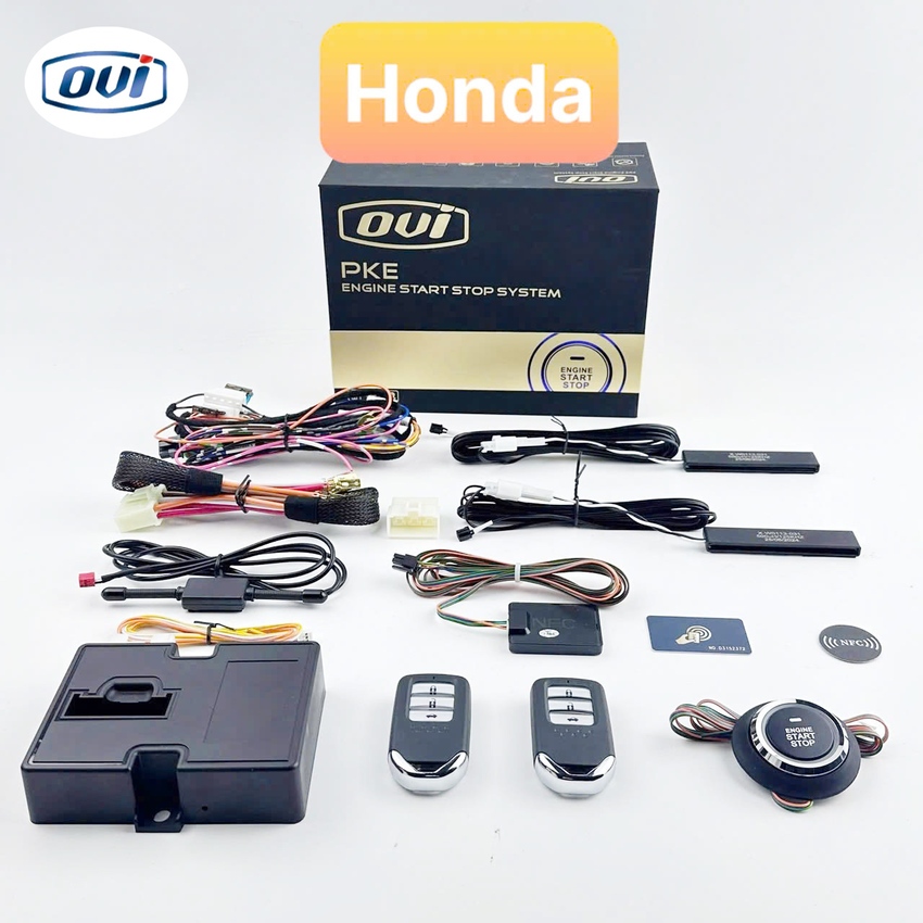 Bộ chìa khóa thông minh OVI START-STOP điều khiển từ xa dành cho ô tô Honda - Mã: OVI-EF012 - Hàng N