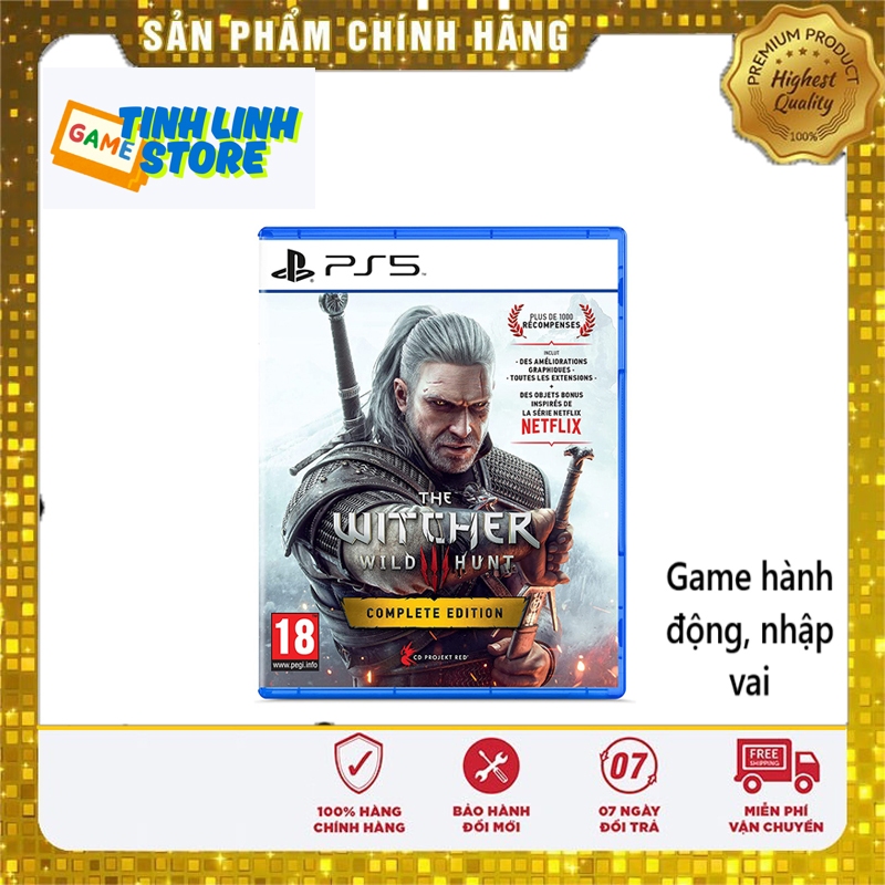 Đĩa Game PS5 The Witcher 3 Wild Hunt Edition