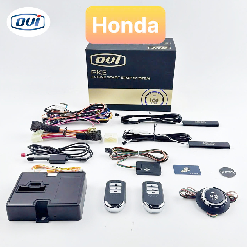Bộ chìa khóa thông minh OVI START-STOP điều khiển từ xa dành cho ô tô Honda - Mã: OVI-EF012 - Hàng N