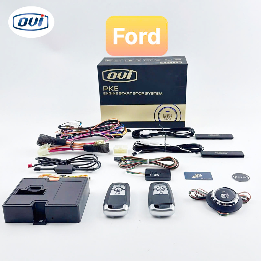 Bộ chìa khóa thông minh START-STOP điều khiển từ xa thương hiệu OVI OVI-EF010 dùng cho ô tô hãng xe 
