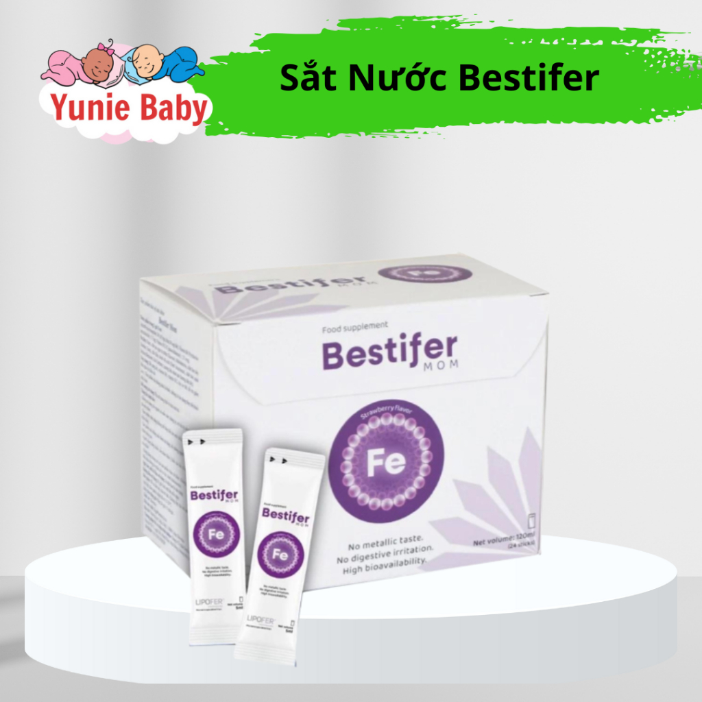 BESTIFER - SẮT NƯƠC ĐẦU TIÊN VÀ DUY NHẤT TẠI VIỆT NAM CÓ HIỆU QUẢ HẤP THU TƯƠNG ĐƯƠNG SẮT TIÊM