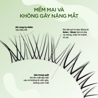 Lông Mi Gân Trong VACOSI ZERO-BAND EYELASHES - VM28