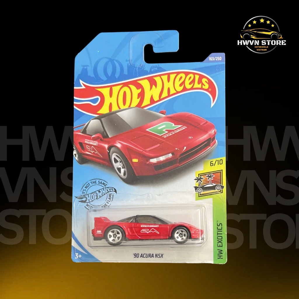 Xe mô hình Hotwheels Acura NSX màu đỏ