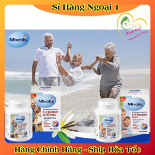  Vitamin Tổng Hợp Mivolis A Z Depot Ab Cho Người Trên 50 Tuổi 100 Viên - Hàng Đức Chính Hãng 