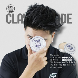 Sáp Vuốt Tóc Reuzel Clay Matte Pomade