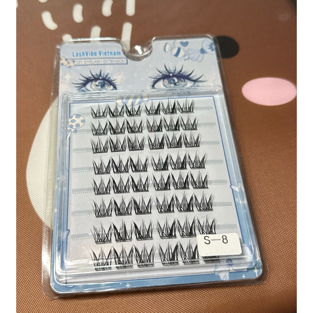 (20)hộp  8 hàng mi cụm