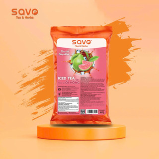  Trà Ổi Hồng Hòa Tan SAVO  Túi Lớn 800g  