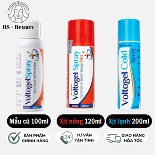 Xịt Giảm Đau Cơ Và Xương Khớp Voltogel Spray 100ML, Voltogel Hot Spray 120ML, Voltogel cold spray 200ML