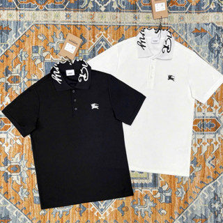 Áo polo nam nữ Premium BBR viền cổ thêu chữ quấn quanh ngực thêu ngựa chiến