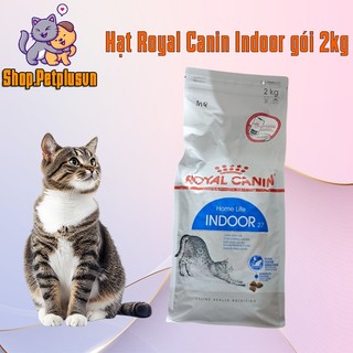 Thức ăn hạt cho mèo già Royal Canin Indoor túi 2kg