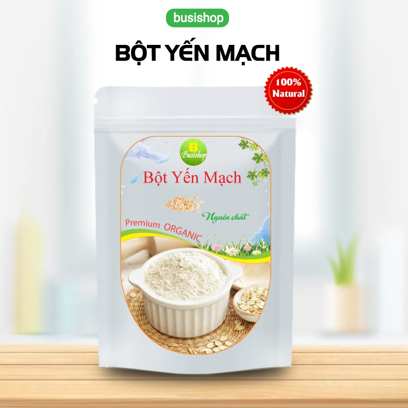 500G Bột yến mạch nguyên chất, Dưỡng ẩm, Trắng Da, Giảm mụn