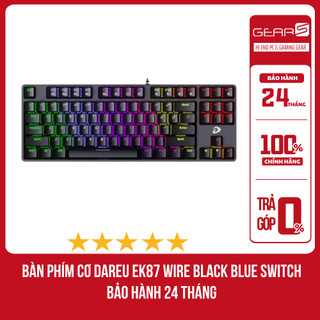  Bàn phím cơ DAREU EK87 Wire Black Blue Brown Switch - Bảo Hành 24 Tháng 