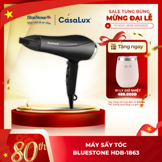    1 ĐỔI 1 TRONG 30 NGÀY   Máy Sấy Tóc CHÍNH HÃNG BlueStone HDB-1863 - 2200W | Có sấy mát | CasaLux | 