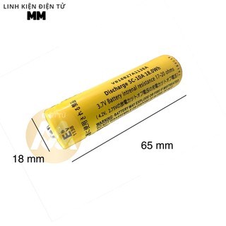 Pin - Battery 18650 dung lượng cao 2600mAh 5C 10A Panasonic - Dùng cho các thiết bị điện tử