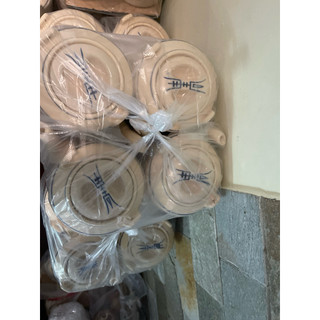 bình trà gốm cao lanh 2 size