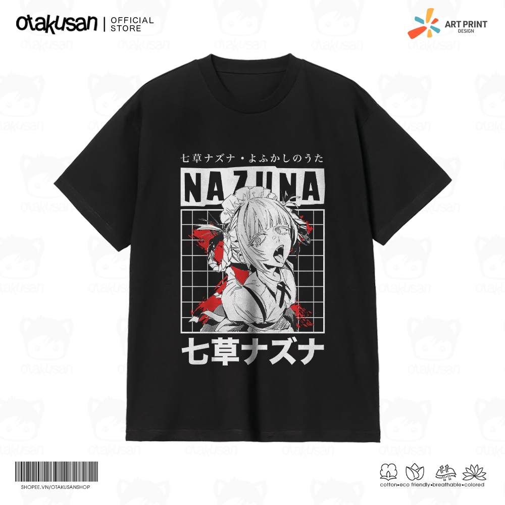 Áo thun Unisex Call of the Night Nazuna Color Design Cotton 100% ngắn tay