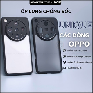 Ốp lưng oppo find x8 ultra x8 pro x8s plus x7 chống sốc UNIQUE bảo vệ camera chính hãng chống ố vàng