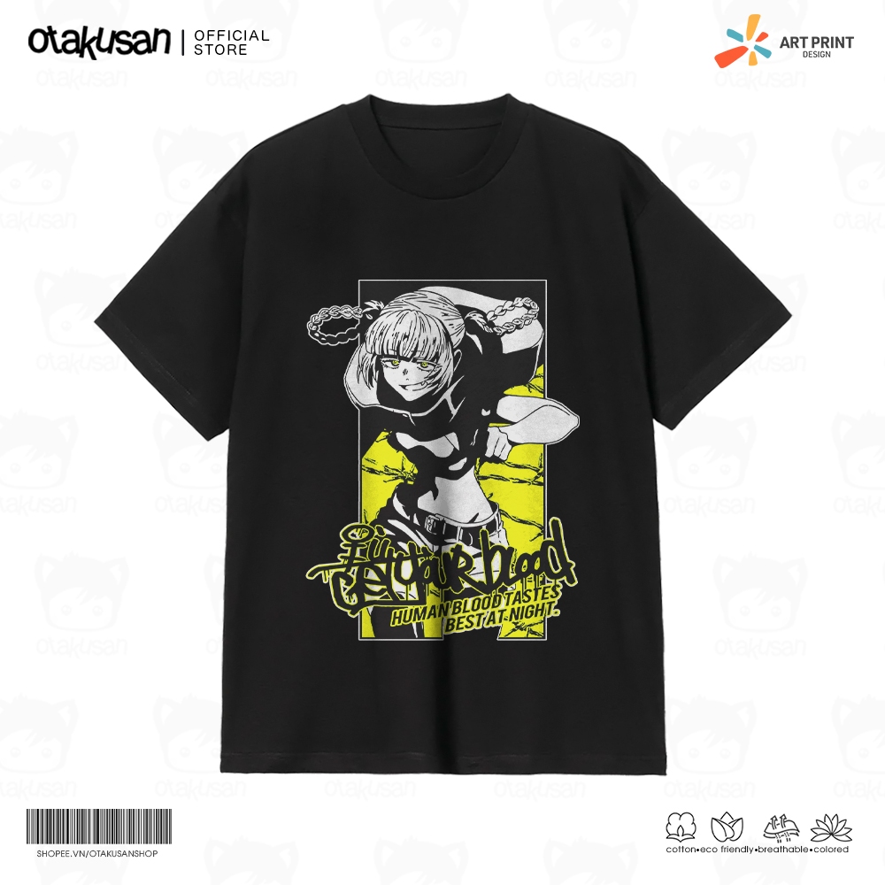 Áo thun Unisex Call of the Night Nazuna Cotton 100% ngắn tay