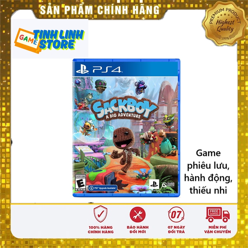 Đĩa Game PS4 Sackboy a Big Adventure