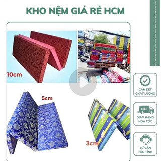 NỆM PE (mút ); GÒN ( BÔNG ÉP ) 🦋đủ các size gấp 3 , gọn , thích hợp cho phòng trọ, sinh viên...