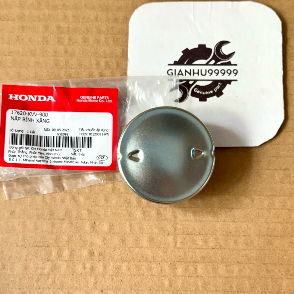 [ 17620KVV900 ] Nắp bình xăng xe số SUPER WAVE ALPHA HONDA