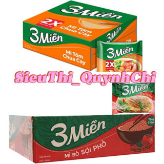  Thùng Mì 3 Miền Tôm chua cay 65g 