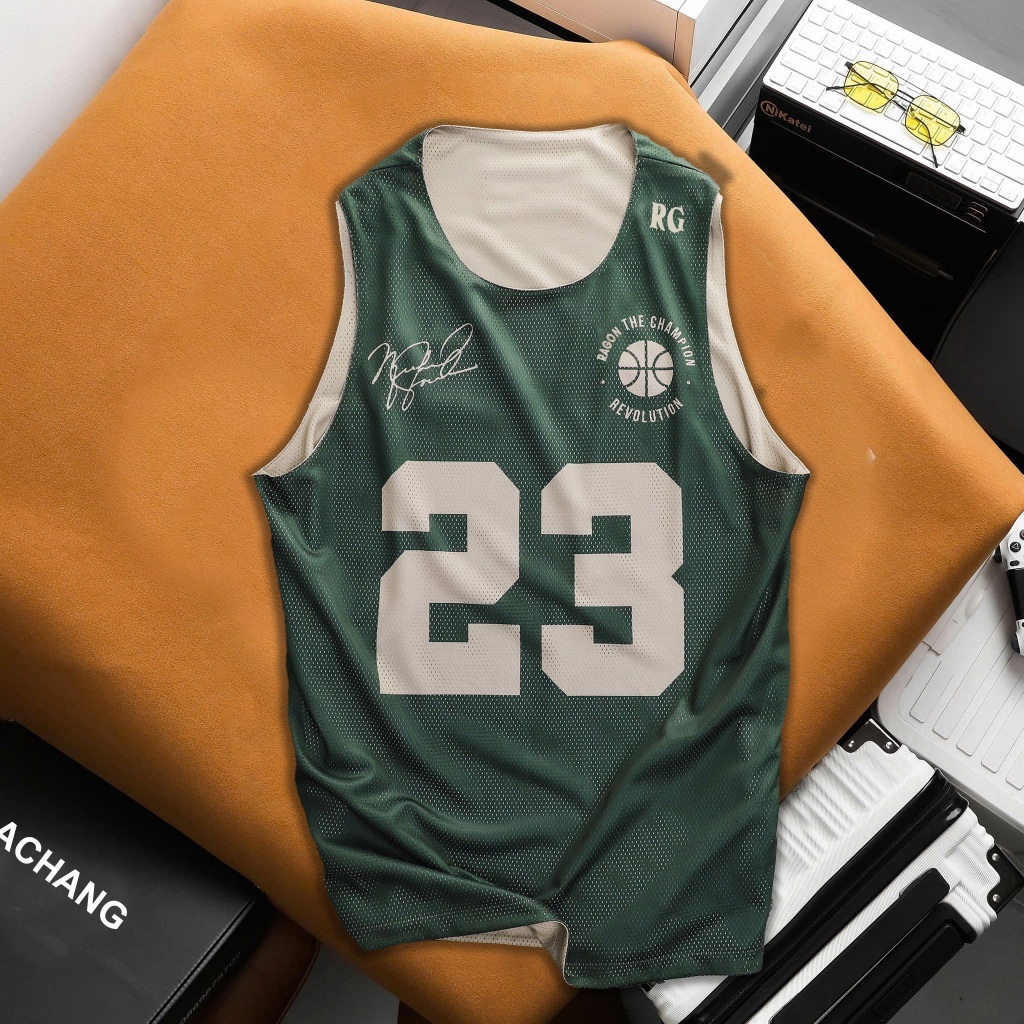 Áo Tanktop 2 Mặt Nam Nữ RAGON | Áo Ba Lỗ Thể Thao Gym, Bóng Rổ ACHANG, Thoáng Mát, Nhanh Khô