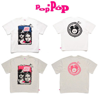  Áo Thun Nam Nữ PopPop Kids Photo Print In Hình Siêu Cute Vải Cotton Form Rộng Tay Lỡ Full Tag Chuẩn 