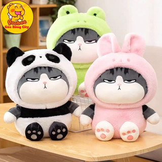 Gấu Bông Mèo Hoàng Thượng Cosplay 3 Màu - Mèo Bông Cao Cấp Gấu Bông City