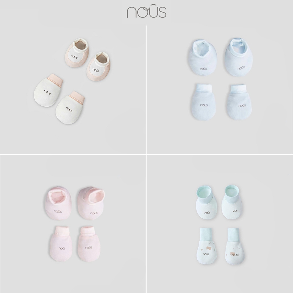 Set bao tay bao chân Nous sơ sinh