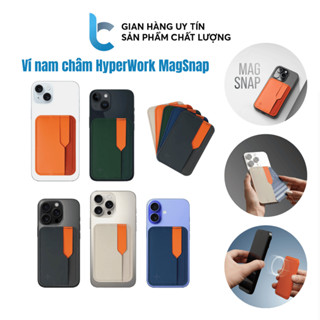 Ví Da Nam Châm HyperWork MagSnap Từ Tính 1200gF, Đựng Thẻ, Ảnh Tiện Lợi, 5 Màu Sắc HPW-MAGW