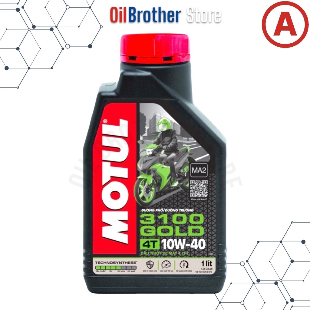 Nhớt Motul 3100 Silver - Gold 4T 10w40
