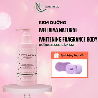 Kem Body Weilaiya Dưỡng Trắng Da Nâng Tone, chống nắng SPF30 PA +++ White Tone-Up Body Cream 200ml