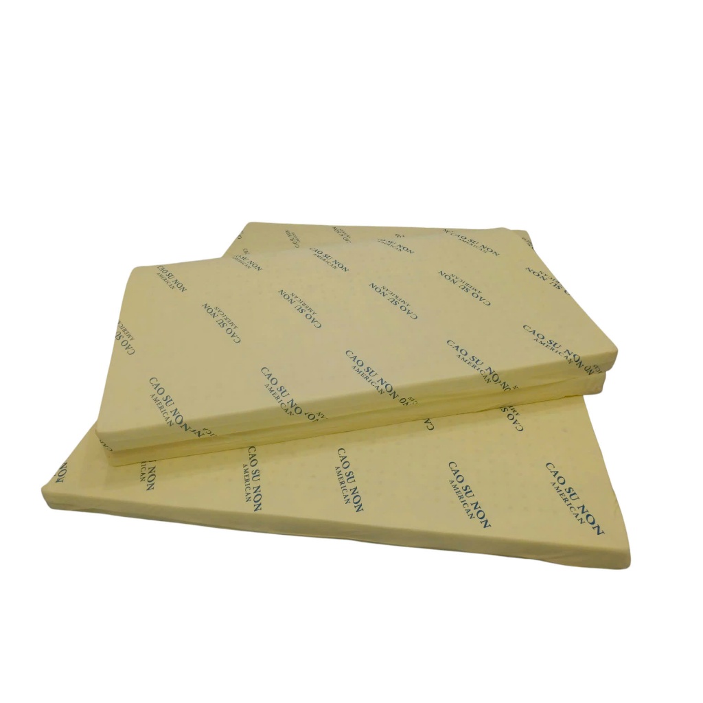 NỆM 80cm x 2m x 10cm  CAO SU NON AMERICAN (Ép tổng hợp) Êm  Ái, Thông Hơi Thoáng Khí