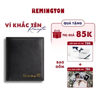 Ví khắc tên theo yêu cầu Remington Godwin đứng fullbox làm quà tặng cho người yêu crush hoặc bố