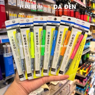   DA ĐEN  Bút Chì Bấm Tombow Mono Graph 0.3 | 0.5 Bản Neon 
