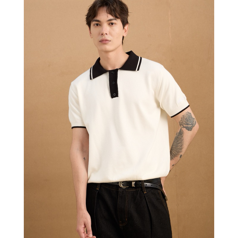 (Chính Hãng AMRISH) Áo AS WOOL KNIT POLO SHIRT | BigBuy360 - bigbuy360.vn