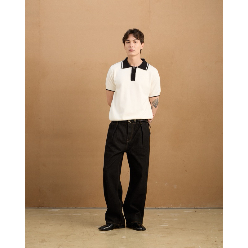 (Chính Hãng AMRISH) Áo AS WOOL KNIT POLO SHIRT | BigBuy360 - bigbuy360.vn