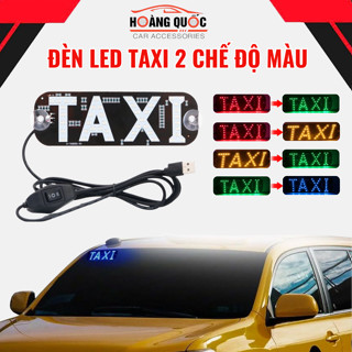 Đèn Led Chữ TAXI Thay Đổi 2 Màu, Đèn Báo Chữ TAXI Gắn Kính Lái Ô Tô - Hoàng Quốc Auto
