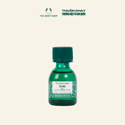 Tinh Dầu Tràm Trà Cho Da Mụn Tea Tree Oil 20ml The Body Shop