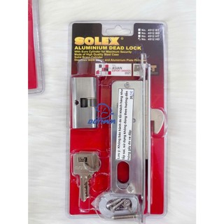 [Hỏa tốc HCM] KHÓA CỬA LÙA SOLEX THÁI LAN 4512 - Made in Thailand