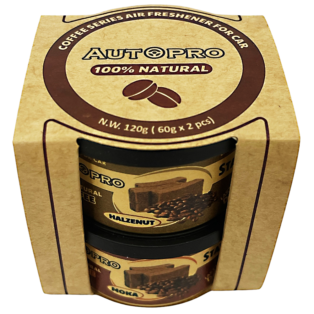 Hộp thơm cao cấp Autopro Halzenut + Moka (60g x 2 hộp)