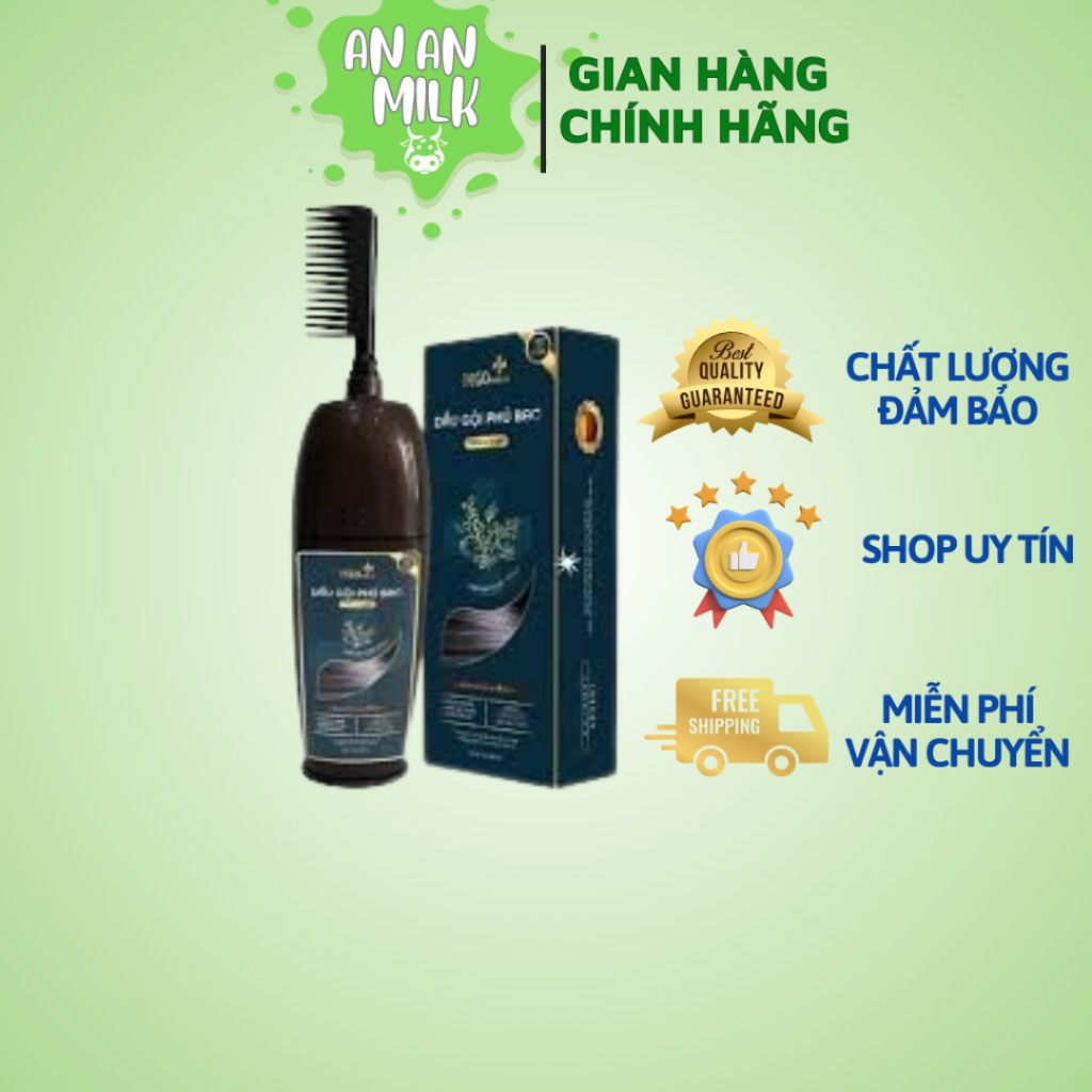 Dầu Gội Phủ Bạc DEGO PHARMA 200ml Nhuộm Đen Tóc Tự Nhiên Tại Nhà