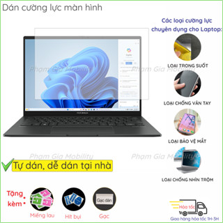Dán màn hình cường lực Asus Zenbook A14 14 Flip OLED UP3404VA/ UX3402V/ UX3407QA/ UM3402/ UX3405/ Q415 Q425 nano dẻo pcg