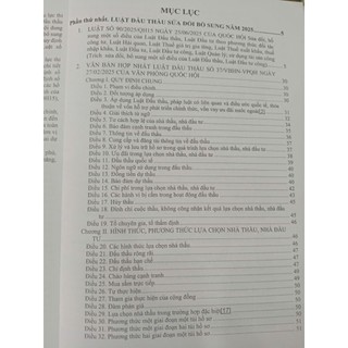 Sách - Luật Đấu Thầu (Sửa Đổi, Bổ Sung) Năm 2025, Quy Định Chi Tiết Thị Hành Luật Đấu Thầu Về Lựa Chọn Nhà Thầu