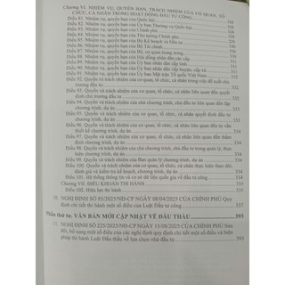 Sách - Luật Đấu Thầu (Sửa Đổi, Bổ Sung) Năm 2025, Quy Định Chi Tiết Thị Hành Luật Đấu Thầu Về Lựa Chọn Nhà Thầu
