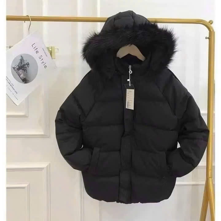 [MẪU MỚI] Áo Phao Béo Nữ Dáng Ngắn Mũ Lông Tháo Rời Dày Dặn Siêu Ấm-ALASAVA | BigBuy360 - bigbuy360.vn