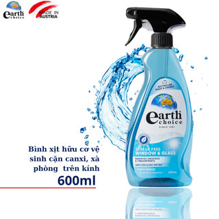 Bình xịt hữu cơ vệ sinh kính Earth Choice 600ml - NK Úc